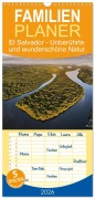 Cover-Bild zum Titel 'Familienplaner 2026 - El Salvador - Unberührte und wunderschöne Natur. mit 5 Spalten (Wandkalender, 21 x 45 cm) CALVENDO' von 'M. Scott'