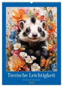 Cover-Bild zum Titel 'Tierische Leichtigkeit (Wandkalender 2026 DIN A2 hoch), CALVENDO Monatskalender' von 'Heidemarie Sattler'