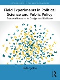 Cover-Bild zum Titel 'Field Experiments in Political Science and Public Policy' von 'Peter John'