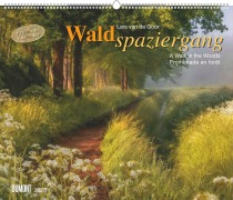 Waldspaziergang 2026 - Fotokunst-Kalender - Querformat 60 x 50 cm - Spiralbindung - 
