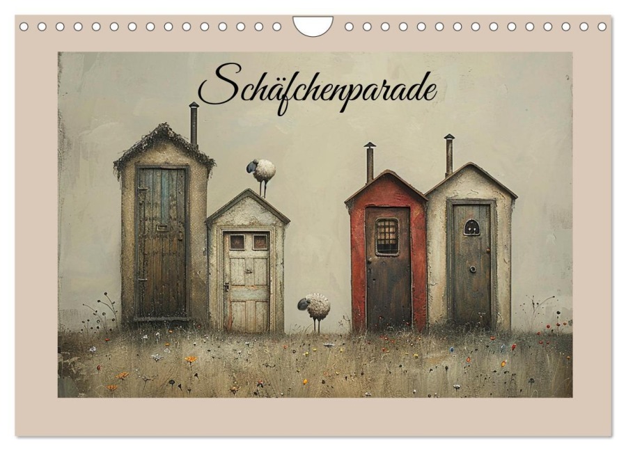 Schäfchenparade (Wandkalender 2026 DIN A4 quer), CALVENDO Monatskalender - Anne Seltmann