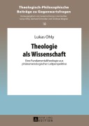 Cover-Bild zum Titel 'Theologie als Wissenschaft' von 'Lukas Ohly'