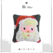 Cover-Bild zum Titel 'Rico Hooki Hooki, Knüpfset, Kissen Santa' von ''