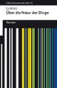 Cover-Bild zum Titel 'Über die Natur der Dinge' von 'Lukrez'