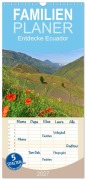 Cover-Bild zum Titel 'Familienplaner 2027 - Entdecke Ecuador mit 5 Spalten (Wandkalender, 21 x 45 cm) CALVENDO' von 'Askson Vargard'
