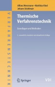 Cover-Bild zum Titel 'Thermische Verfahrenstechnik' von 'Alfons Mersmann, Johann Stichlmair, Matthias Kind'