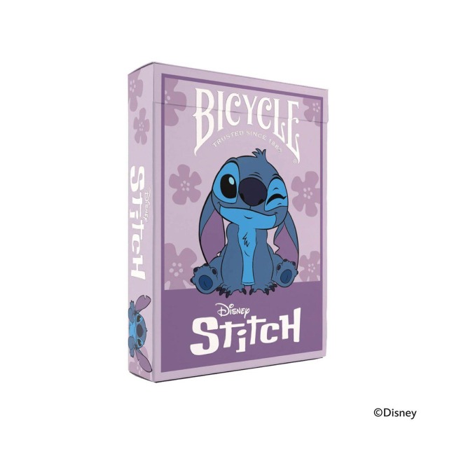 Bicycle® Disney Stitch Purple (Designer Spielkarten, Poker, Skat...) - States United