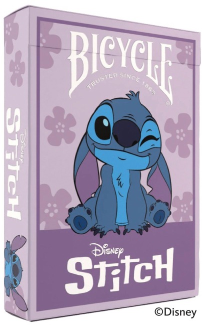 Bicycle® Disney Stitch Purple (Designer Spielkarten, Poker, Skat...) - States United