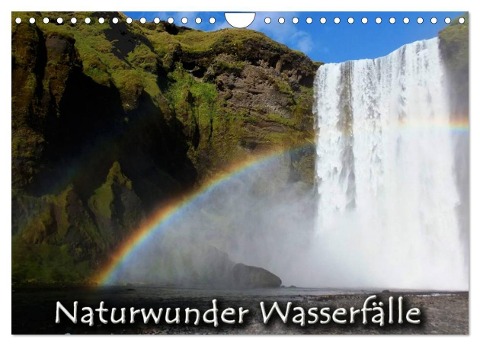 Naturwunder Wasserfälle (Wandkalender 2024 DIN A4 quer), CALVENDO Monatskalender - Christina Hein