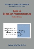 Cover-Bild zum Titel 'Kurs in Logischer Programmierung' von 'Norbert E. Fuchs'