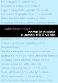 Cover-Bild zum Titel 'Come le nuvole quando c'è il vento' von 'Valentina Chisci'