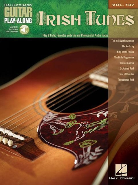 Irish Tunes: Guitar Play-Along Volume 137 (Bk/Online Audio) [With CD (Audio)] - 