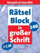 Cover-Bild zum Titel 'Rätselblock in großer Schrift 148 (5 Exemplare à 2,99 EUR)' von 'Eberhard Krüger'