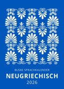 Cover-Bild zum Titel 'Sprachkalender Neugriechisch 2026' von 'Anna Danisger'