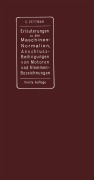 Cover-Bild zum Titel 'Erläuterungen zu den Normalien für Bewertung und Prüfung von elektrischen Maschinen und Transformatoren, den Normalen Bedingungen für den Anschluß von Motoren an öffentliche Elektrizitätswerke und den Normalien für die Bezeichnung von Klemmen bei Maschinen, Anlassern, Regulatoren und Transformatoren' von 'Georg Dettmar'