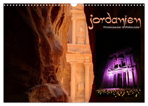 Jordanien - Wüstenzauber & Weltwunder (Wandkalender 2024 DIN A3 quer), CALVENDO Monatskalender - Dirk Stamm