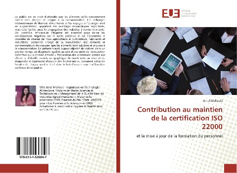 Contribution au maintien de la certification ISO 22000 - Amal Mellouki