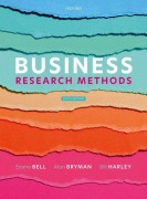 Cover-Bild zum Titel 'Business Research Methods' von 'Emma Bell, Bill Harley, Alan Bryman'