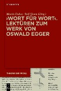 Cover-Bild zum Titel '?Wort für Wort? - Lektüren zum Werk von Oswald Egger' von ''
