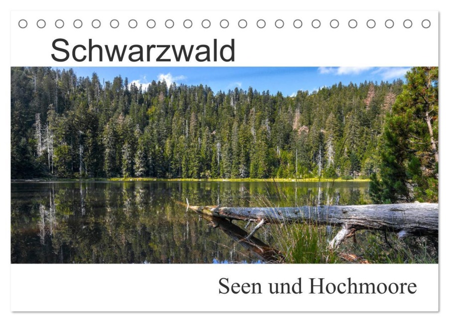 Schwarzwald, Seen und Hochmoore (Tischkalender 2026 DIN A5 quer), CALVENDO Monatskalender - Jürgen Feuerer