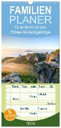 Familienplaner 2024 - Wunderschönes Elbsandsteingebirge mit 5 Spalten (Wandkalender, 21 x 45 cm) CALVENDO - Michael Valjak