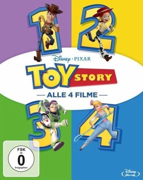 Toy Story 1-4 - John Lasseter, Pete Docter, Andrew Stanton, Joe Ranft, Joss Whedon