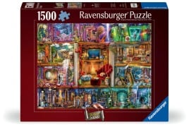Cover-Bild zum Titel 'Erwachsenenpuzzle 1500 Teile - Die große Bibliothek' von ''