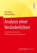 Cover-Bild zum Titel 'Analysis einer Veränderlichen' von 'Hartmut Wiebe, Uwe Storch'