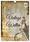 Cover-Bild zum Titel 'Vintage Welten (Wandkalender 2026 DIN A4 hoch), CALVENDO Monatskalender' von 'Kathleen Bergmann'