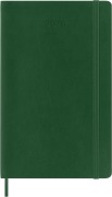 Cover-Bild zum Titel 'Moleskine 12 Monate Wochen Notizkalender 2026, Large/A5, 1 Wo = 1 Seite, rechts linierte Seite, Weicher Einband, Myrtengrün' von ''