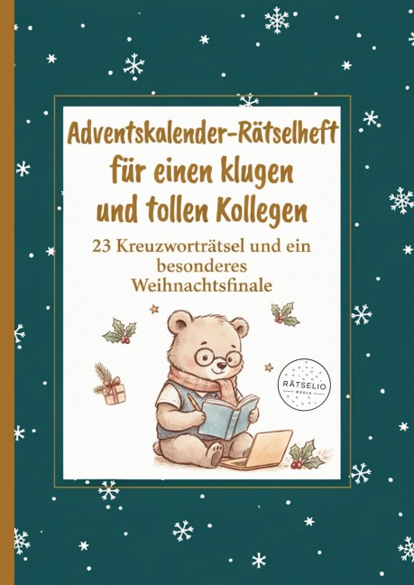 Adventskalender-Rätselheft für einen klugen und tollen Kollegen - Rätselio Media