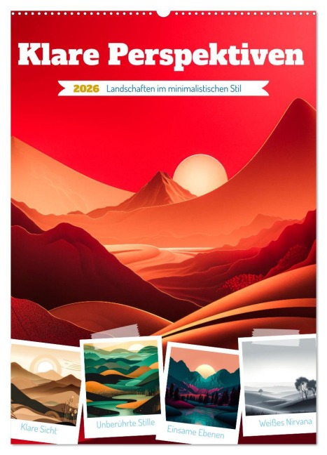 Klare Perspektiven (Wandkalender 2026 DIN A2 hoch), CALVENDO Monatskalender - Steffen Gierok-Latniak
