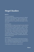 Cover-Bild zum Titel 'Hegel-Studien / Hegel-Studien' von ''