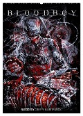 BLOODBOY/CREEPY ILLUSTRATION (Wandkalender 2024 DIN A2 hoch), CALVENDO Monatskalender - Bloodboy Bloodboy
