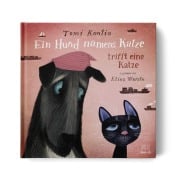 Cover-Bild zum Titel 'Ein Hund namens Katze trifft eine Katze' von 'Tomi Kontio'
