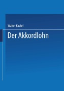 Cover-Bild zum Titel 'Der Akkordlohn' von ''