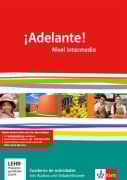 Cover-Bild zum Titel '¡Adelante!. Cuadernos de actividades mit Audios und Übungssoftware. Nivel intermedio. Klasse 11/12' von ''