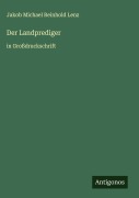 Cover-Bild zum Titel 'Der Landprediger' von 'Jakob Michael Reinhold Lenz'