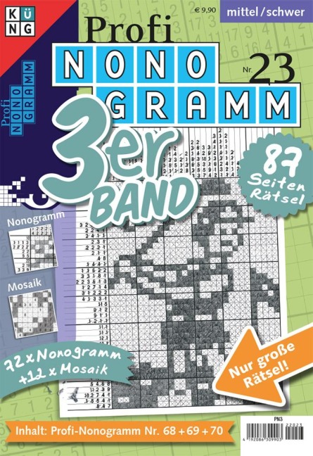 Profi-Nonogramm 3er-Band Nr. 23 - 