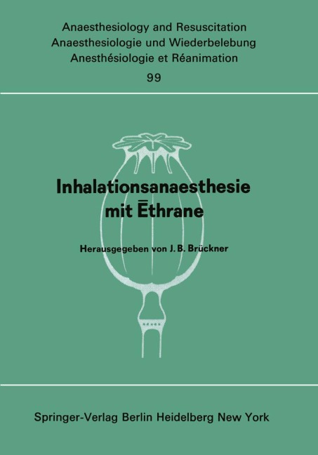 Inhalationsanaesthesie mit ¿thrane - 