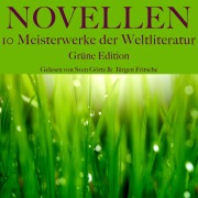 Cover-Bild zum Titel 'Novellen: Zehn Meisterwerke der Weltliteratur' von 'Honoré de Balzac, Franz Kafka, Heinrich Von Kleist, Edgar Allan Poe, Alexander Puschkin'