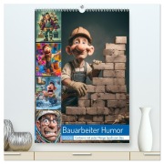 Cover-Bild zum Titel 'Bauarbeiter Humor (hochwertiger Premium Wandkalender 2026 DIN A2 hoch), Kunstdruck in Hochglanz' von 'Steffen Gierok-Latniak'