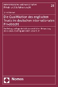 Cover-Bild zum Titel 'Die Qualifikation des englischen Trusts im deutschen internationalen Privatrecht' von 'Gerrit Merkel'
