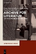 Cover-Bild zum Titel 'Archive für Literatur' von ''