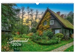 Cover-Bild zum Titel 'Kalender Spreewald 2026' von 'Peter Becker'