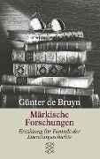 Märkische Forschungen - Günter de Bruyn