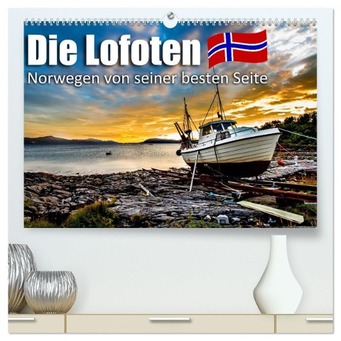 Die Lofoten - Norwegen von seiner besten Seite (hochwertiger Premium Wandkalender 2024 DIN A2 quer), Kunstdruck in Hochglanz - Daniel Philipp