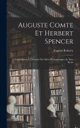 Cover-Bild zum Titel 'Auguste Comte Et Herbert Spencer' von 'Eugène Roberty'