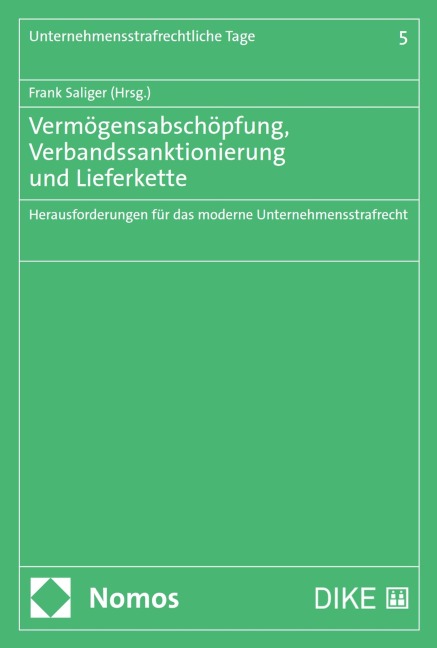Vermögensabschöpfung, Verbandssanktionierung und Lieferkette - 