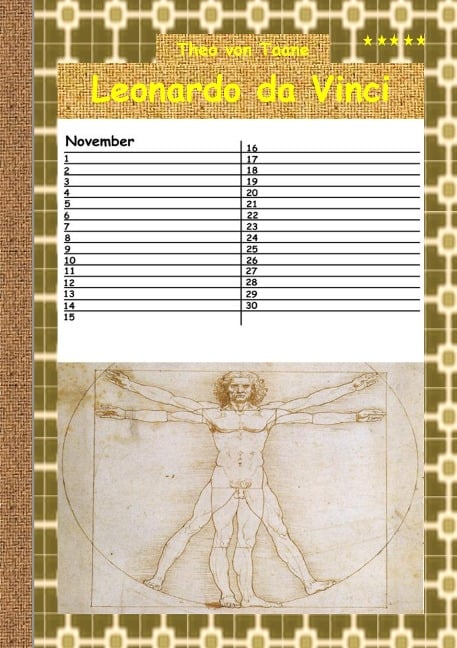 Leonardo da Vinci - Kalender - Theo Von Taane